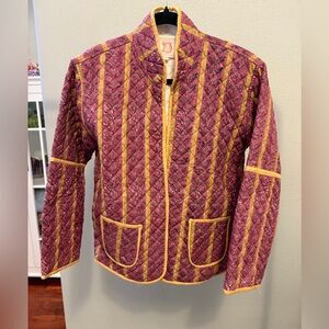Victoria Dunn women's quilted jacket, NWOT, size XS.